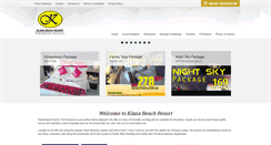 Desktop Screenshot of klanabeachresortpd.com.my